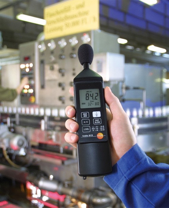 Testo-815-Sound-level